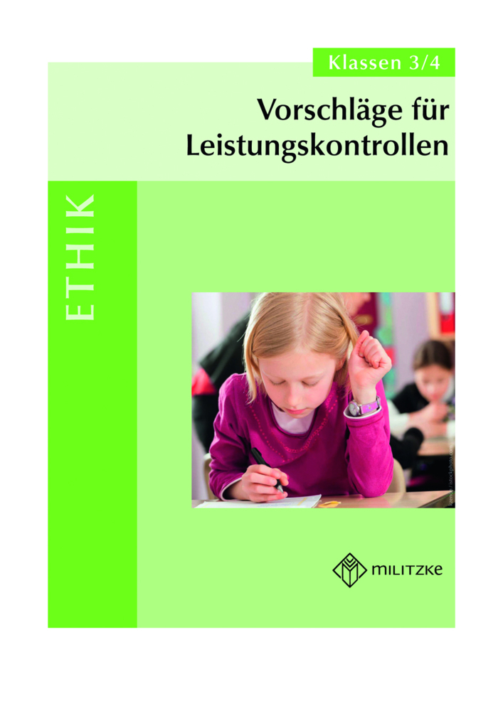 Cover: 9783861896722 | Vorschläge für Leistungskontrollen Klassen 3/4 - Ethik | Buch | 2022