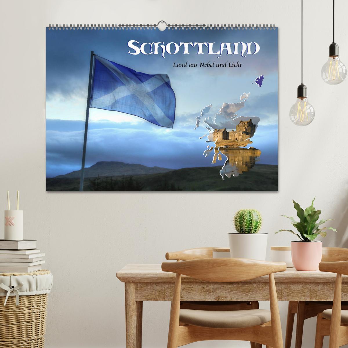 Bild: 9783435244867 | Schottland - Land aus Nebel und Licht (Wandkalender 2025 DIN A2...