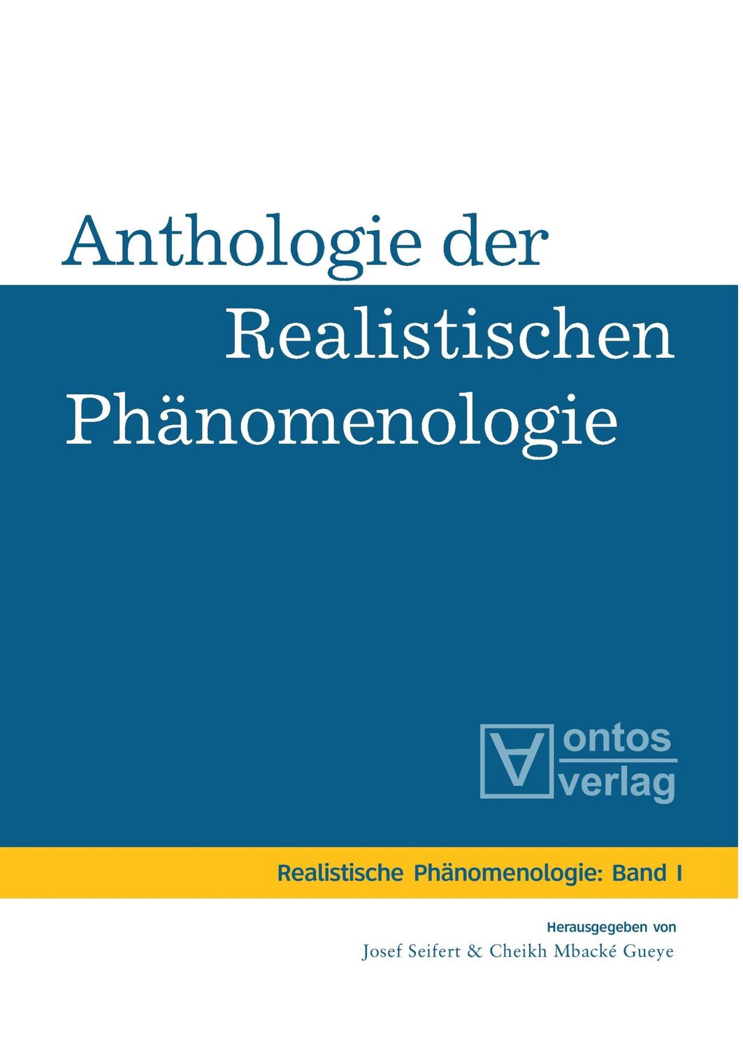 Cover: 9783110329315 | Anthologie der realistischen Phänomenologie | Gueye (u. a.) | Buch