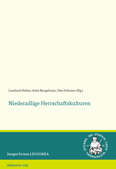 Cover: 9783963115325 | Niederadlige Herrschaftskulturen | Leonhard Helten (u. a.) | Buch