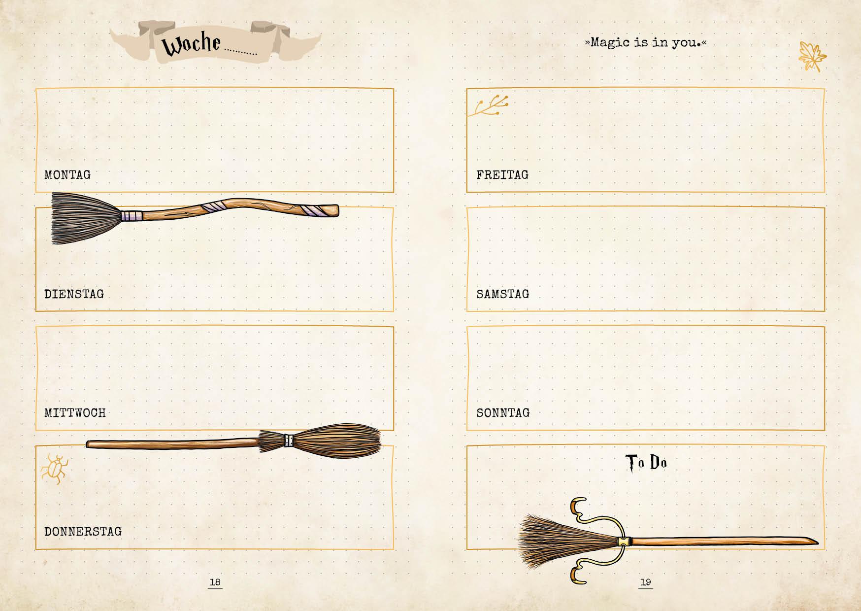 Bild: 9783745906578 | Mein magisches Bullet Journal - Der Planer für alle Potterheads | Buch