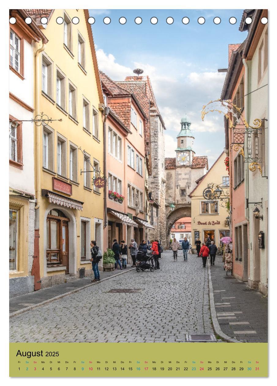 Bild: 9783435879403 | Rothenburg ob der Tauber (Tischkalender 2025 DIN A5 hoch), CALVENDO...