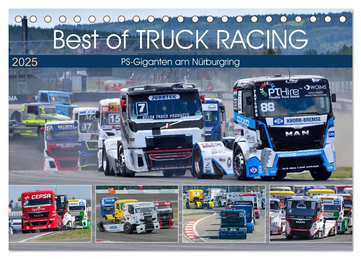 Cover: 9783457159156 | Best of TRUCK RACING (Tischkalender 2025 DIN A5 quer), CALVENDO...