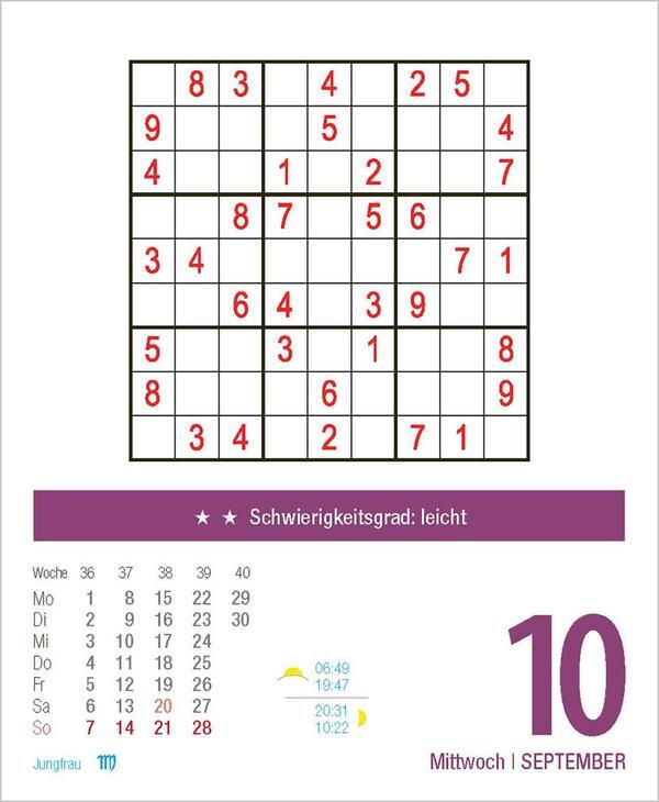 Bild: 9783731877370 | Sudoku 2025 | Verlag Korsch | Kalender | 328 S. | Deutsch | 2025