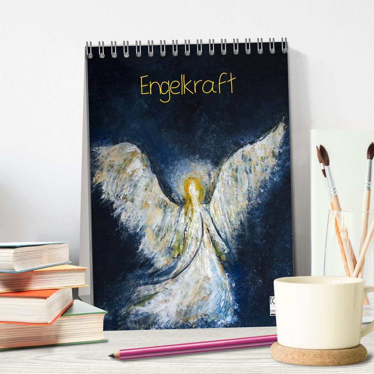 Bild: 9783457050705 | Engelkraft (Tischkalender 2025 DIN A5 hoch), CALVENDO Monatskalender