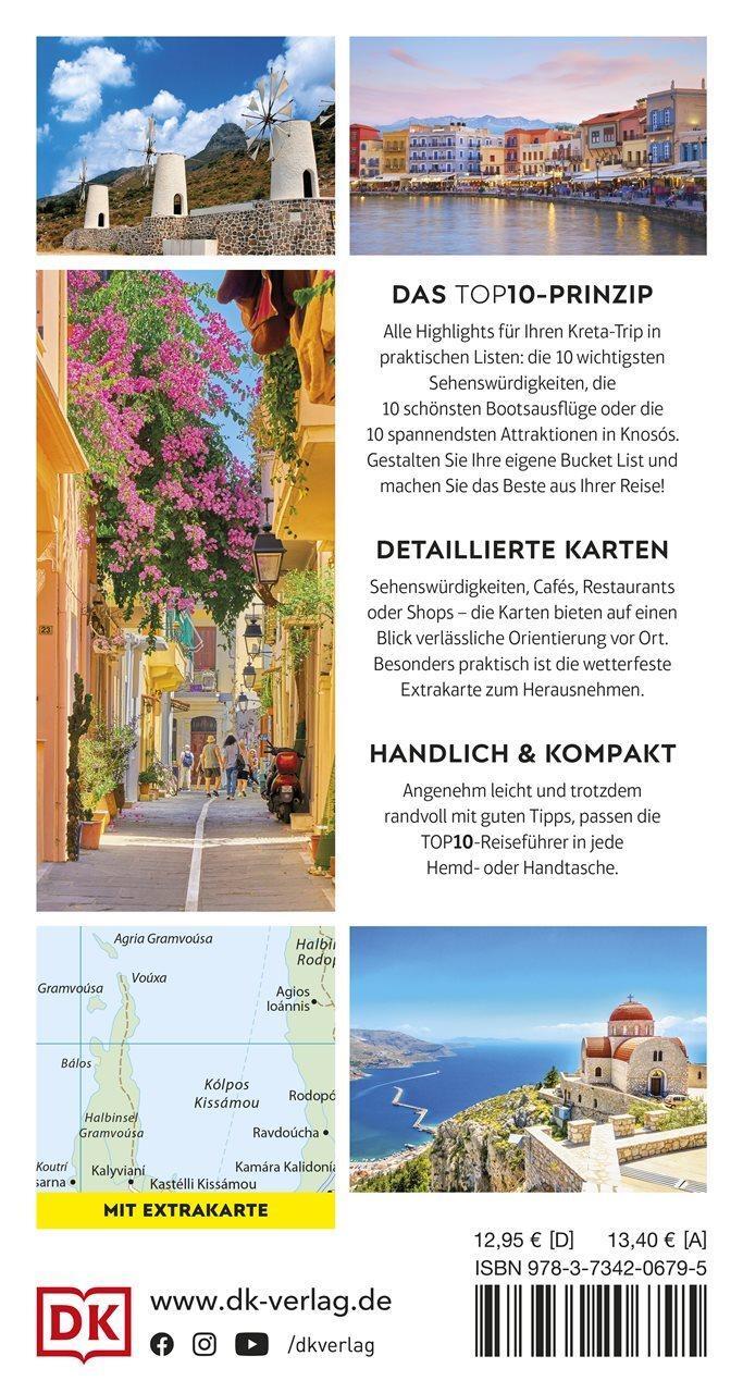 Rückseite: 9783734206795 | TOP10 Reiseführer Kreta | Taschenbuch | Top 10-Reiseführer | 144 S.