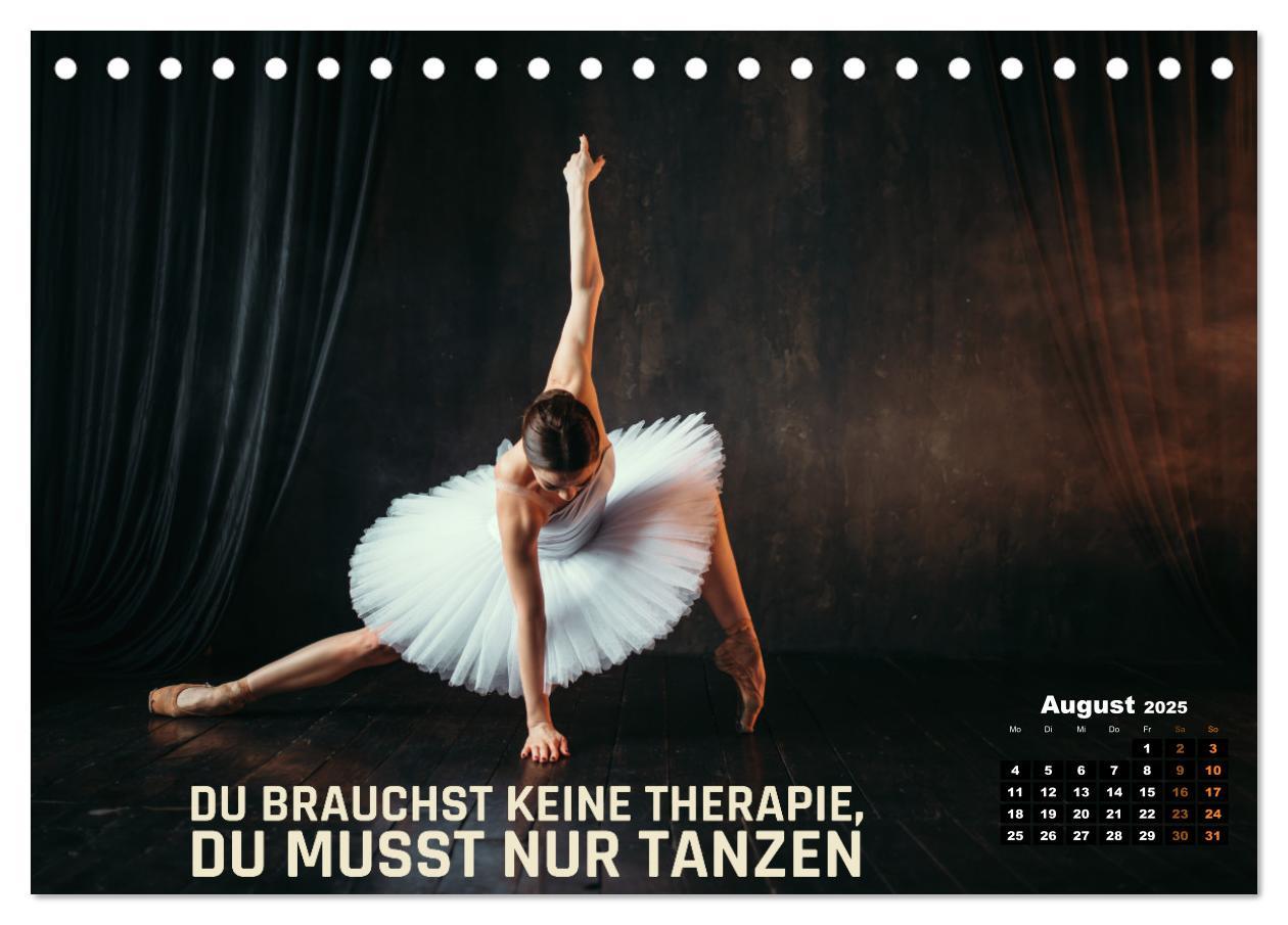 Bild: 9783383891915 | Ballett mit einem Hauch Poesie (Tischkalender 2025 DIN A5 quer),...