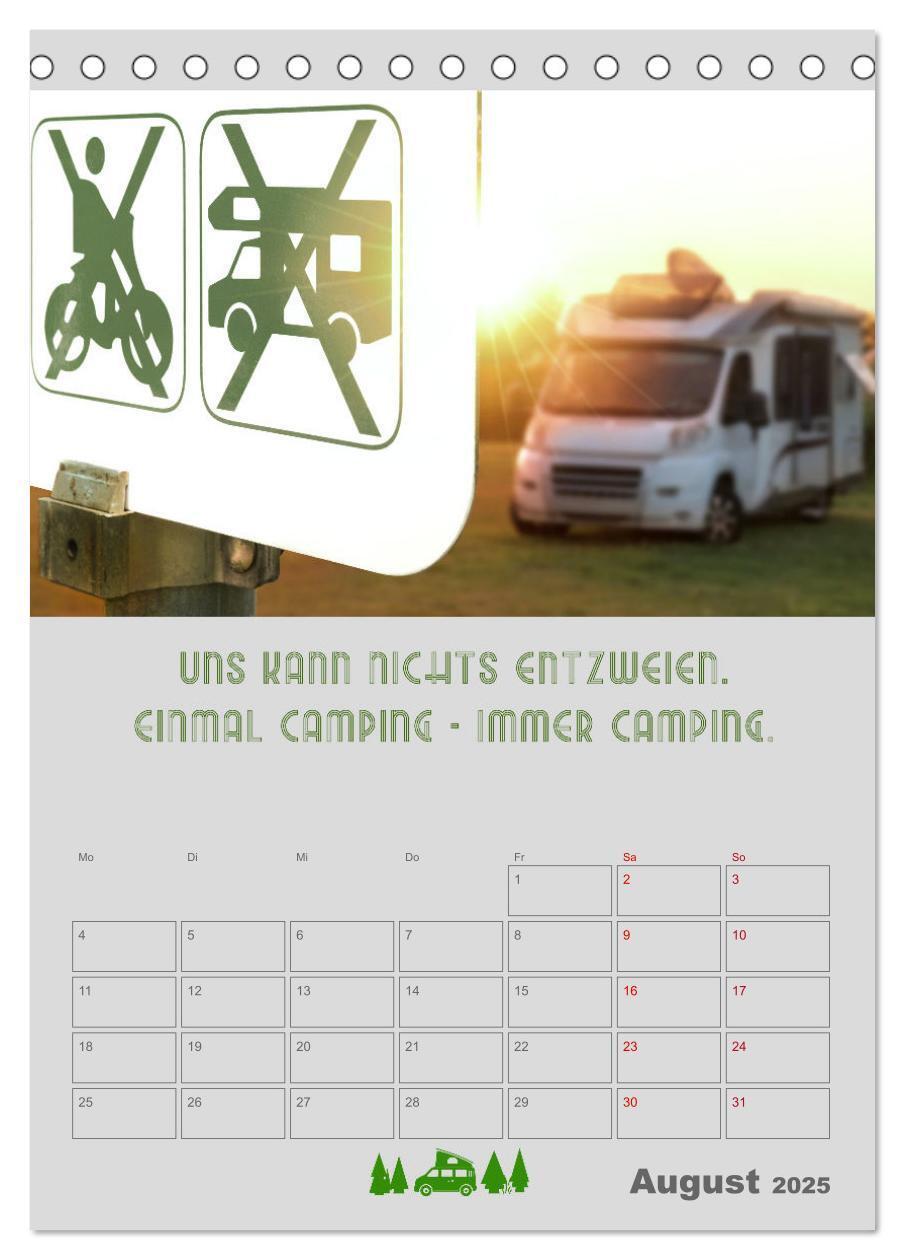 Bild: 9783435908752 | Camping - Hotel kann jeder! (Tischkalender 2025 DIN A5 hoch),...