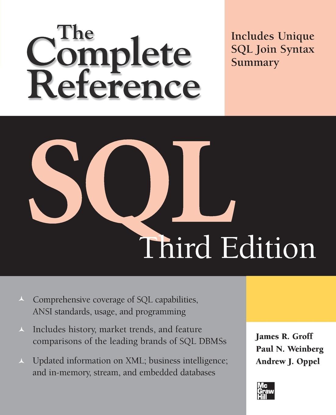 Cover: 9780071592550 | SQL the Compl Ref 3e | James R. Groff (u. a.) | Taschenbuch | Englisch