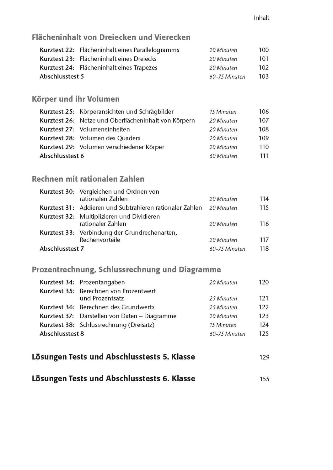 Bild: 9783804415928 | Fit in Test und Klassenarbeit - Mathematik 5./6. Klasse Gymnasium