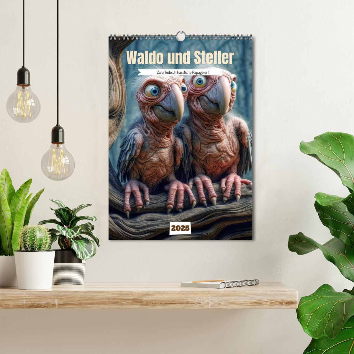 Bild: 9783435846047 | Waldo und Stefler (Wandkalender 2025 DIN A3 hoch), CALVENDO...