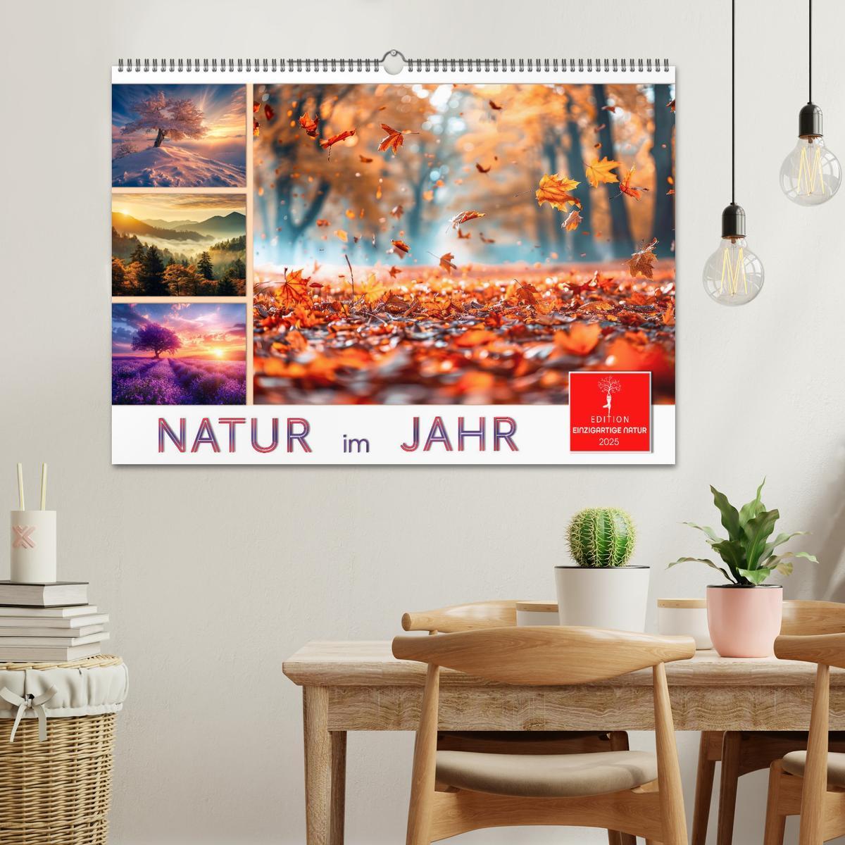 Bild: 9783457129593 | Natur im Jahr (Wandkalender 2025 DIN A2 quer), CALVENDO Monatskalender