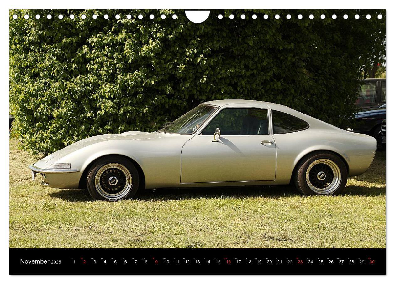 Bild: 9783435726707 | Opel GT Der Kalender (Wandkalender 2025 DIN A4 quer), CALVENDO...