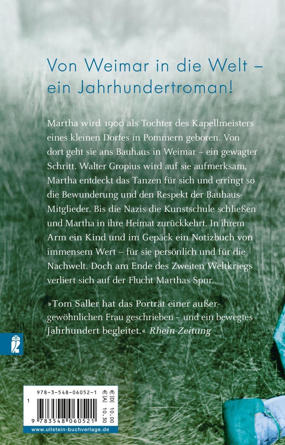 Rückseite: 9783548060521 | Wenn Martha tanzt | Tom Saller | Taschenbuch | 304 S. | Deutsch | 2019