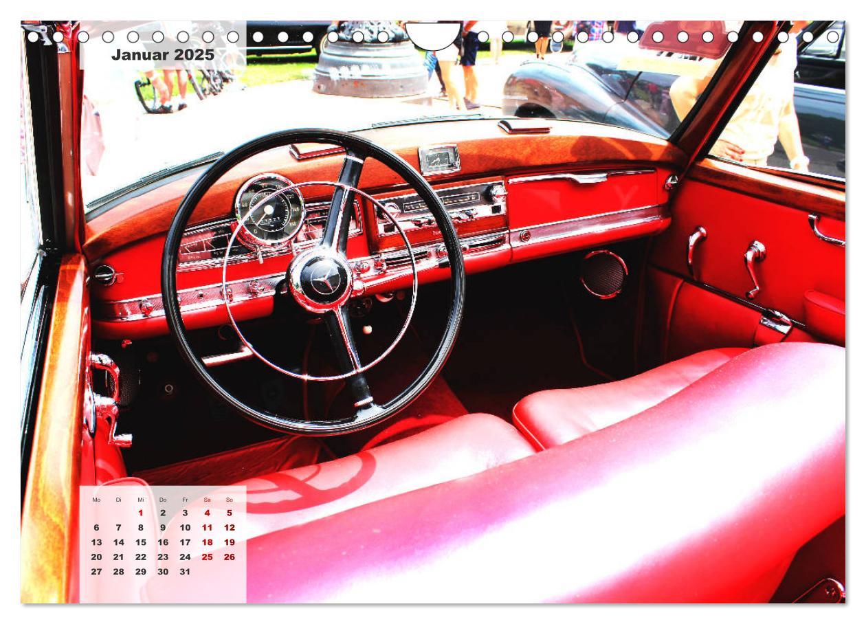 Bild: 9783435337330 | Mercedes Edel &amp; Fein (Wandkalender 2025 DIN A4 quer), CALVENDO...