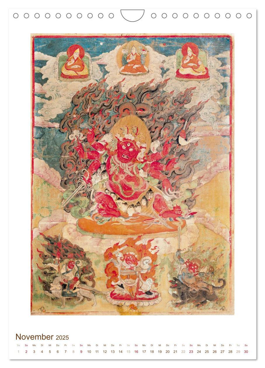 Bild: 9783457042700 | Mit Buddha durchs Jahr: historische Zeichnungen (Wandkalender 2025...