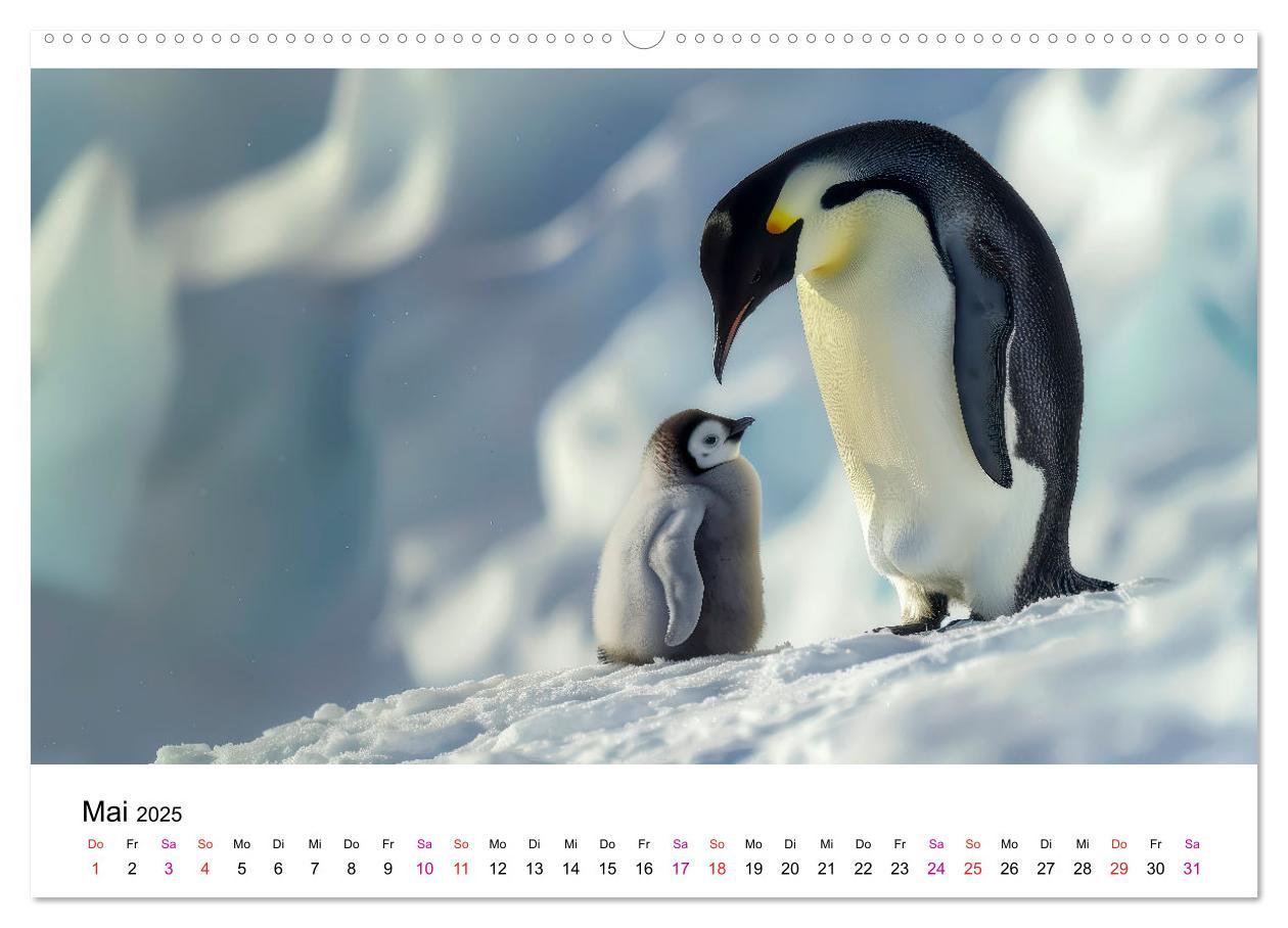 Bild: 9783457164440 | Maritim pur - Pinguine (Wandkalender 2025 DIN A2 quer), CALVENDO...