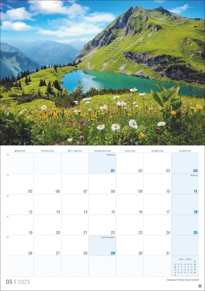 Bild: 9783756408351 | Allgäu Planer 2025 | Kalender | 13 S. | Deutsch | 2025 | Heye