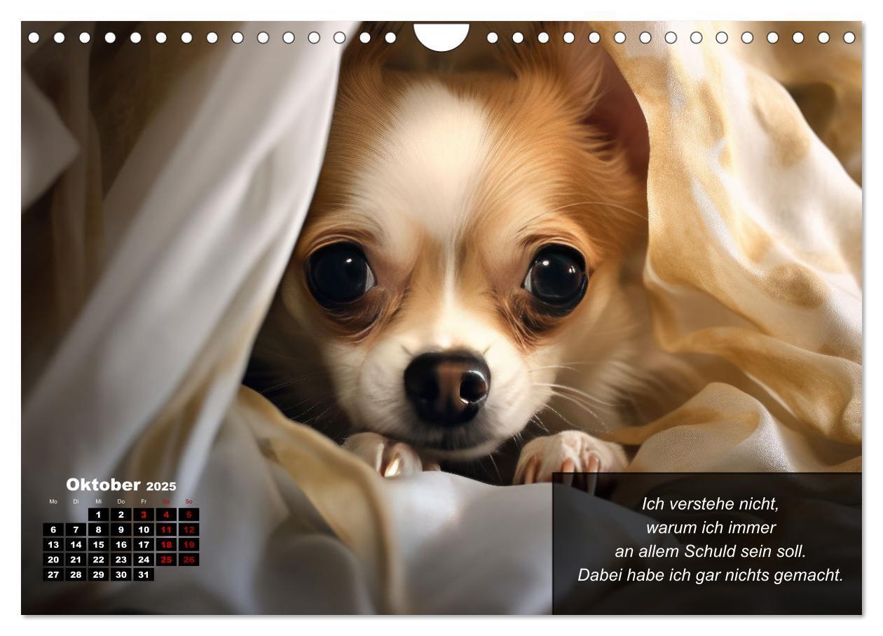 Bild: 9783457129388 | Lustige Chihuahua-Momente (Wandkalender 2025 DIN A4 quer), CALVENDO...