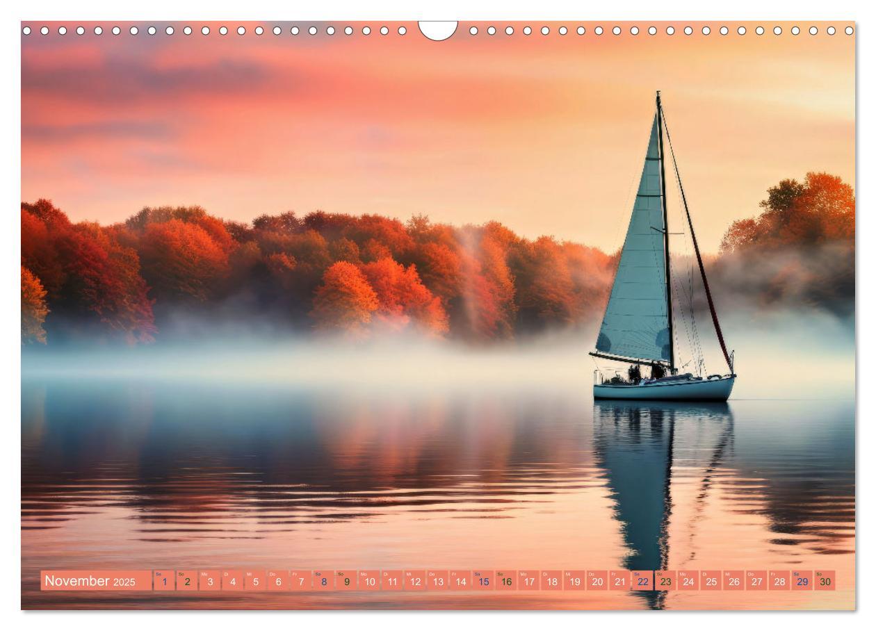 Bild: 9783435697731 | Mit dem Wind um die Welt - segeln (Wandkalender 2025 DIN A3 quer),...