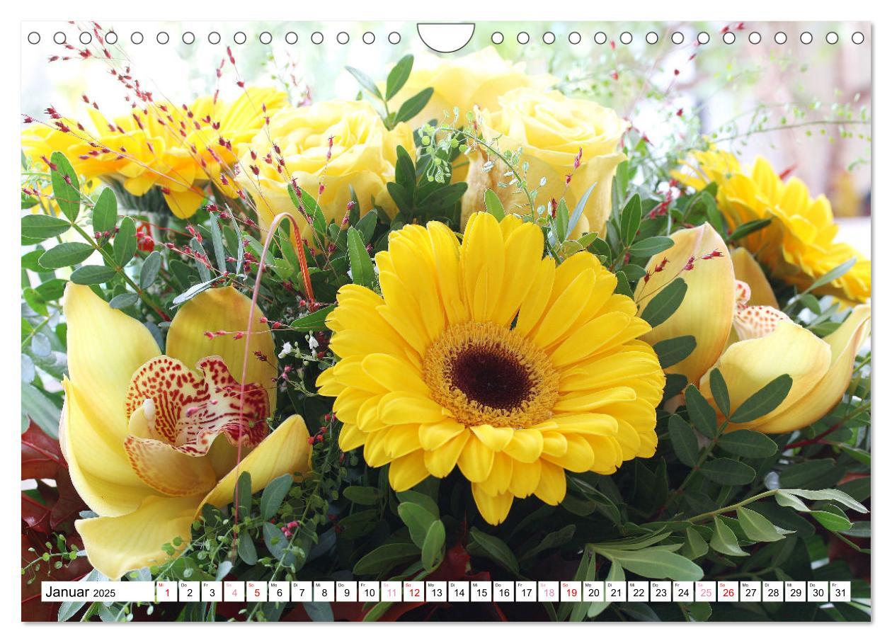 Bild: 9783383826962 | Blumenpracht - Blüten und Sträuße (Wandkalender 2025 DIN A4 quer),...