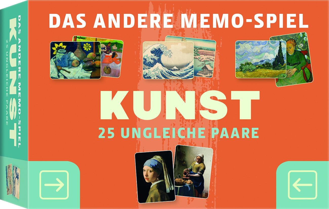 Cover: 9789463593199 | Kunst - Das andere Memo-Spiel | 25 ungleiche Paare | Stück | 50 S.