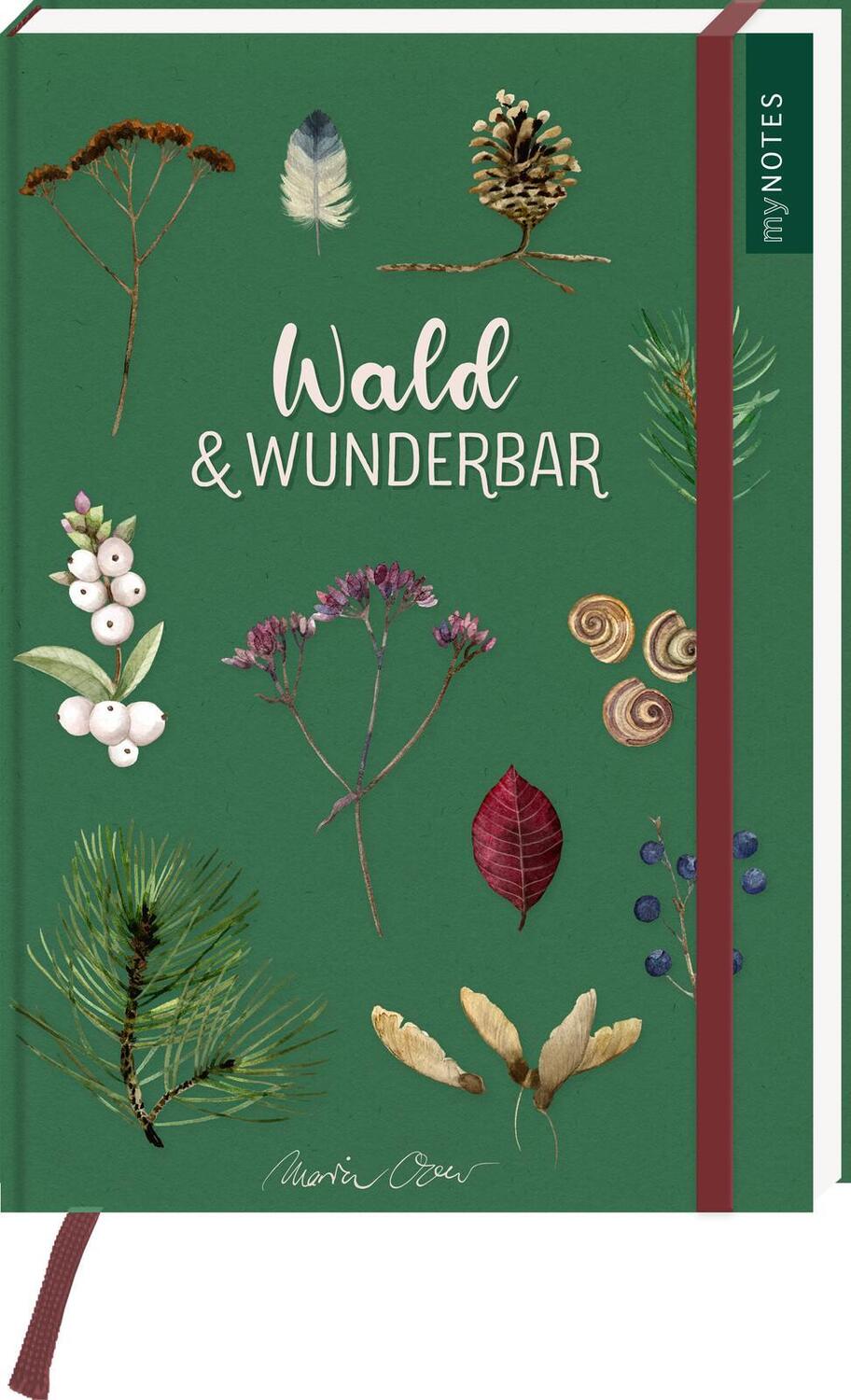 Cover: 4014489132073 | myNOTES Papeterie: Notizbuch A5 Naturschätze | Wald &amp; wunderbar | 2023