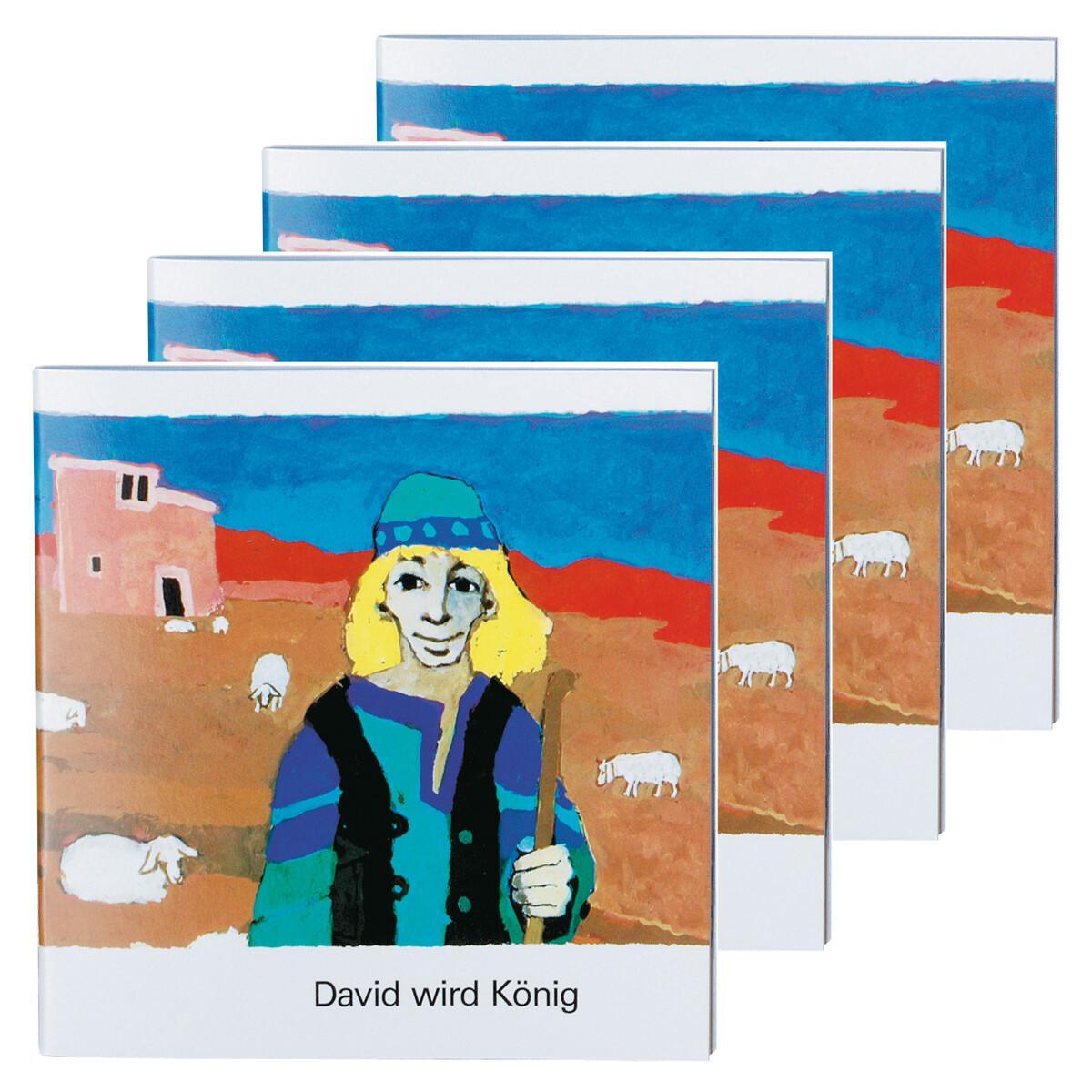 Cover: 9783438049230 | David wird König (4er-Pack) | Was uns die Bibel erzählt. Kleine Serie.