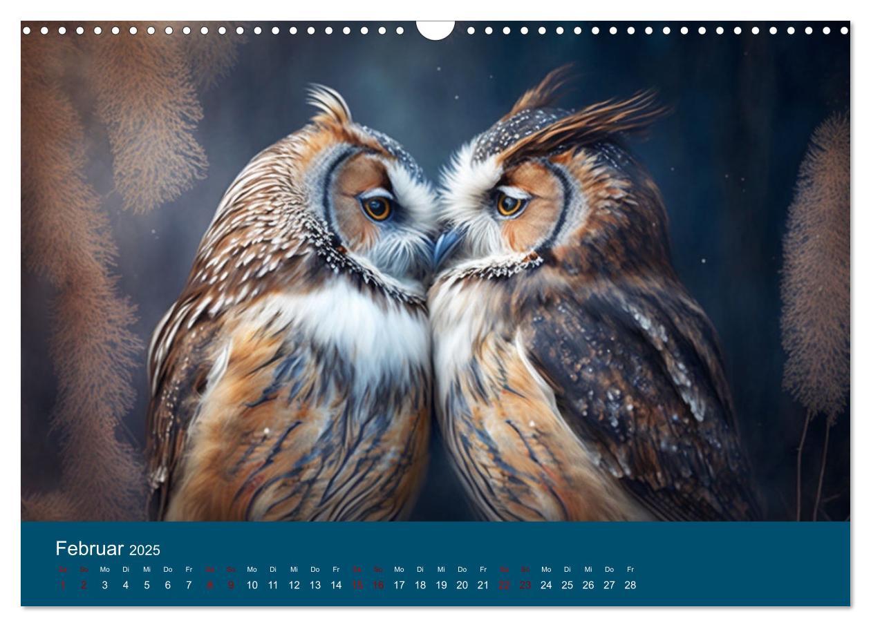 Bild: 9783383916410 | Eule gut... alles gut! (Wandkalender 2025 DIN A3 quer), CALVENDO...