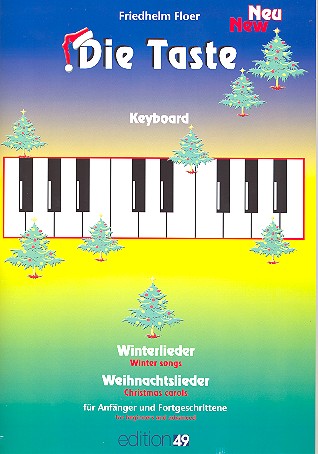 Cover: 9783934888029 | Die Taste - Winterlieder und Weihnachtslieder für Keyboard (Klavier)