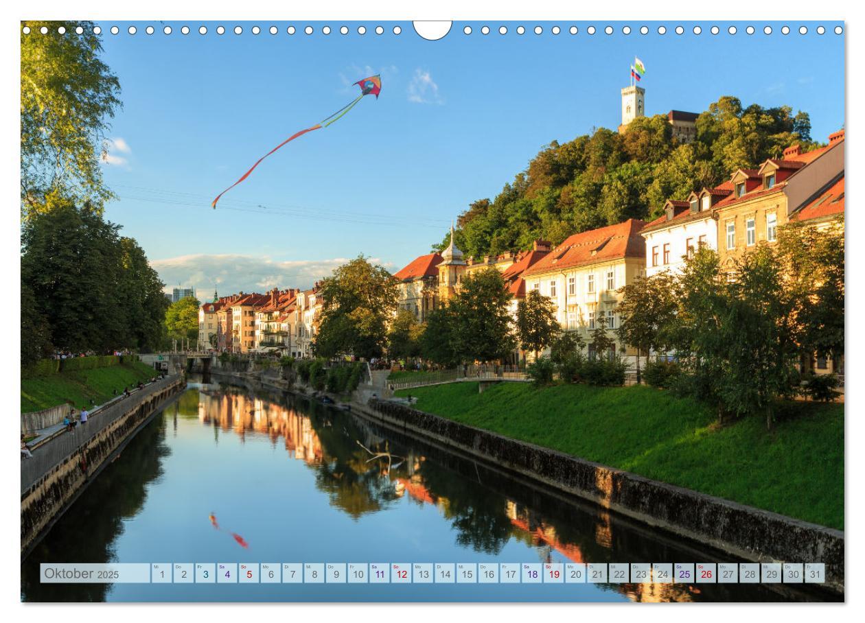 Bild: 9783383850363 | Ljubljana - Sloweniens wunderschöne Hauptstadt (Wandkalender 2025...