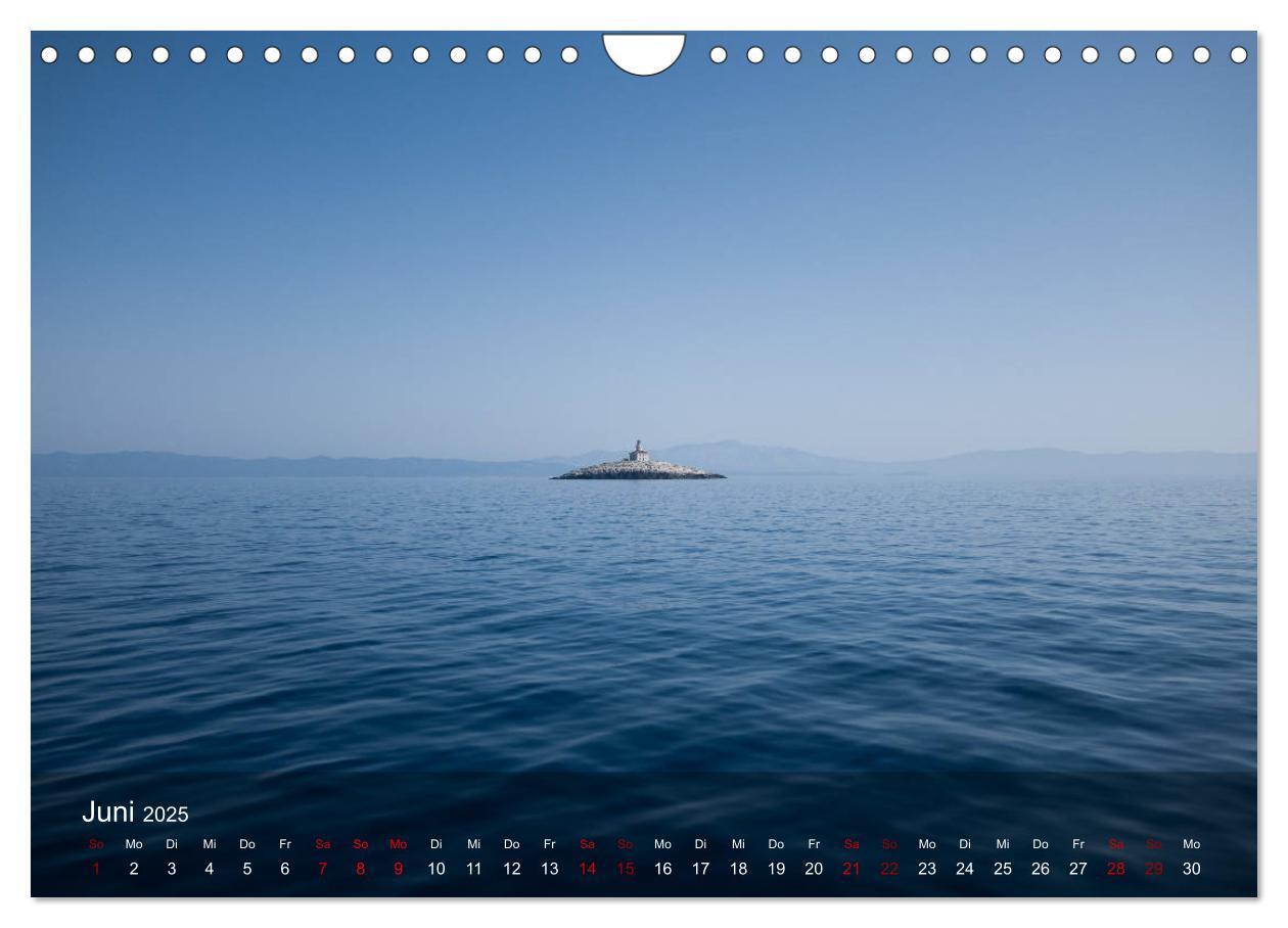 Bild: 9783435149551 | Segeln in Kroatien (Wandkalender 2025 DIN A4 quer), CALVENDO...