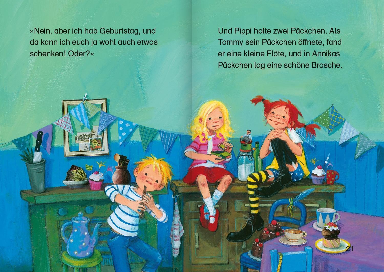 Bild: 9783751203050 | Pippi feiert Geburtstag | Lesestarter. 2. Lesestufe | Astrid Lindgren