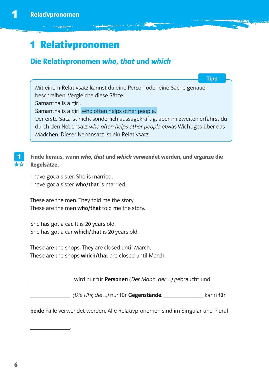 Bild: 9783129275054 | 10-Minuten-Training Englisch Grammatik Relative Clauses 6./7. Klasse