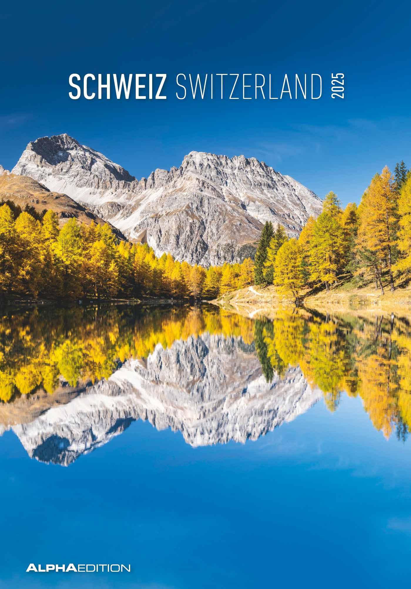 Cover: 4251732343217 | Schweiz 2025 - Bild-Kalender 23,7x34 cm - Switzerland -...