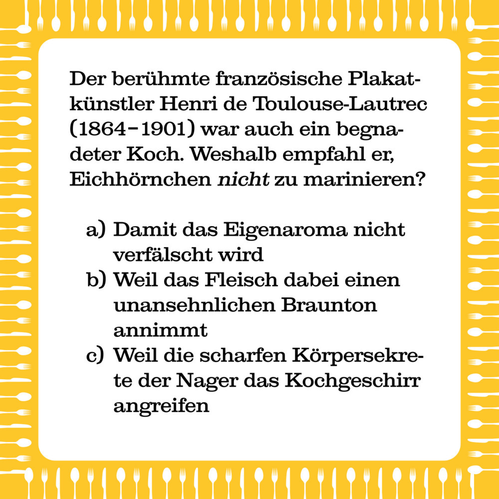 Bild: 4250364115087 | Essen &amp; Trinken Quiz (Spiel) | 66 Fragen rund ums Genießen | Spiel