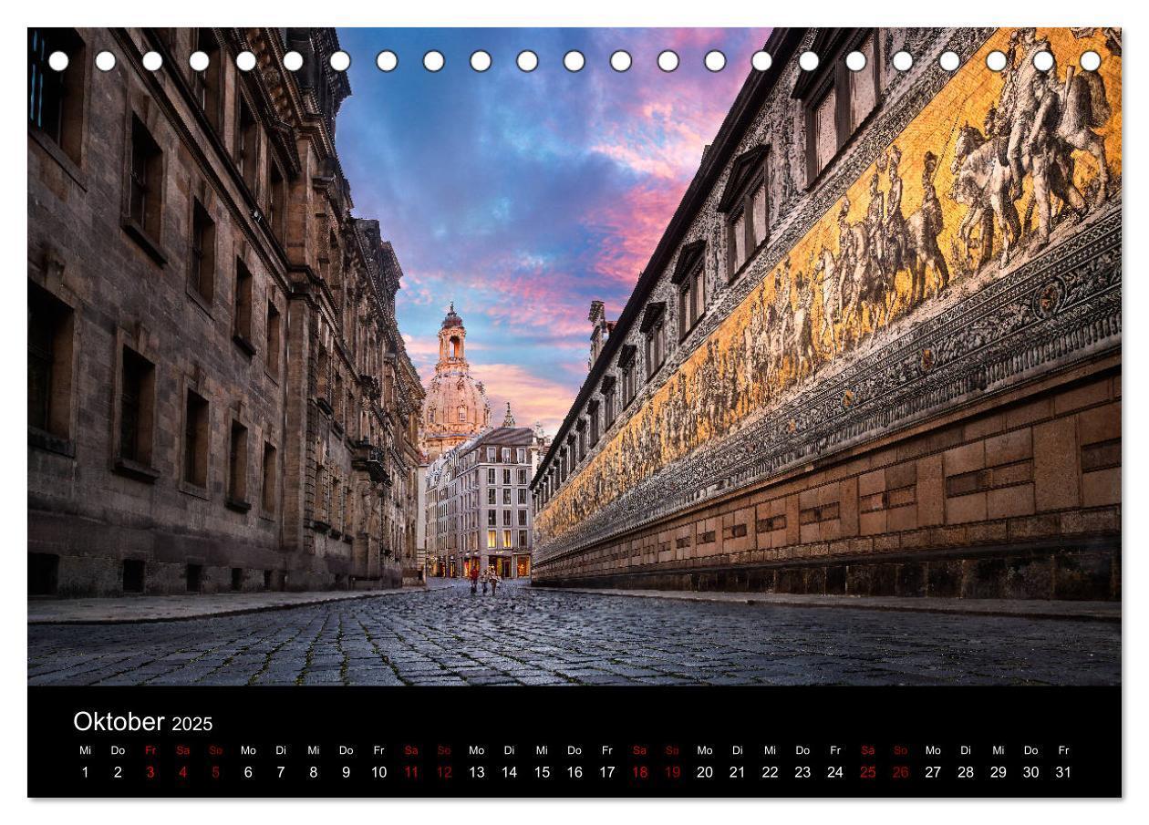 Bild: 9783435447923 | Dresden und Umland (Tischkalender 2025 DIN A5 quer), CALVENDO...