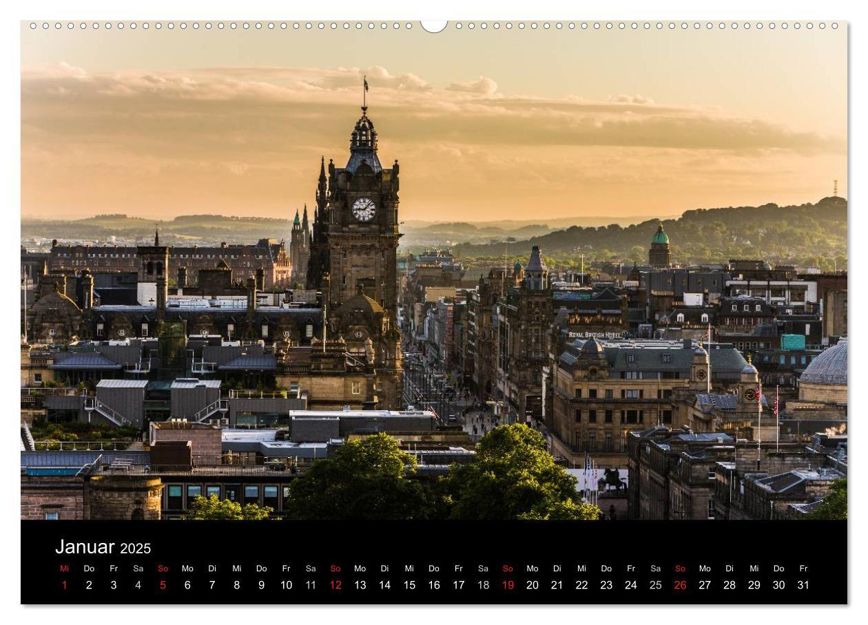 Bild: 9783435692538 | Faszination Edinburgh (Wandkalender 2025 DIN A2 quer), CALVENDO...