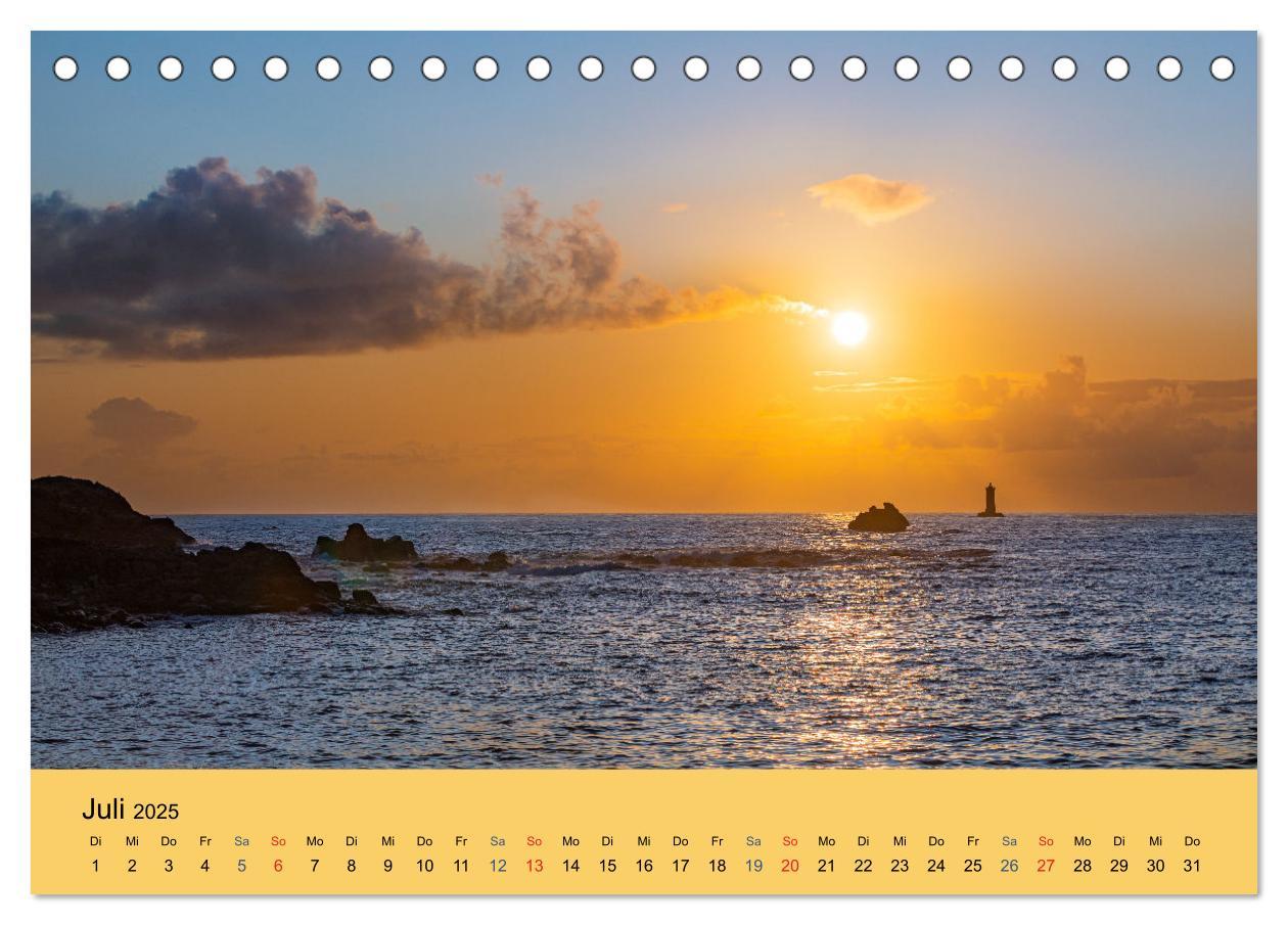 Bild: 9783435747702 | Sonnenuntergänge an der Atlantikküste (Tischkalender 2025 DIN A5...