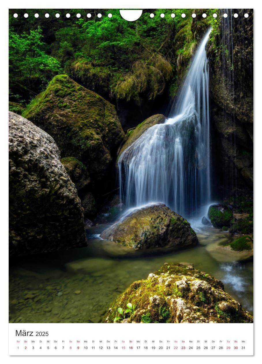 Bild: 9783435901449 | Allgäuer Wasserfälle (Wandkalender 2025 DIN A4 hoch), CALVENDO...