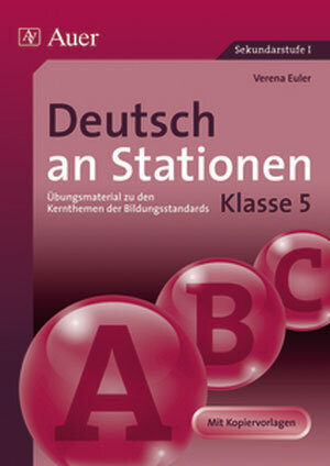 Cover: 9783403049258 | Deutsch an Stationen, Klasse 5 | Verena Euler | Broschüre | 80 S.