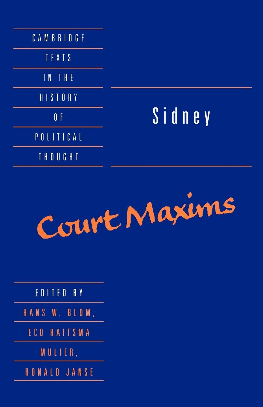 Cover: 9780521467360 | Sidney | Court Maxims | Algernon Sidney | Taschenbuch | Englisch