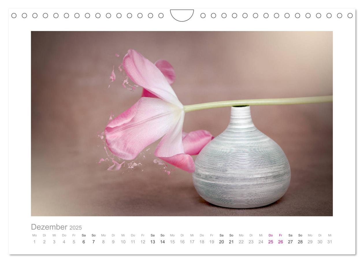 Bild: 9783435458745 | Blumen zart und schön (Wandkalender 2025 DIN A4 quer), CALVENDO...