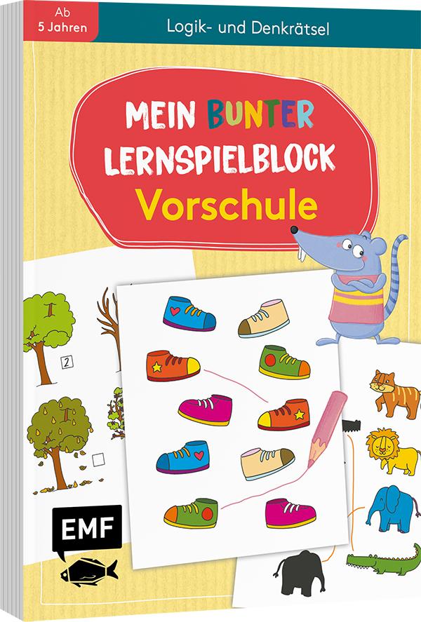 Cover: 9783745910711 | Mein bunter Lernspielblock - Vorschule: Logik- und Denkrätsel | Thißen