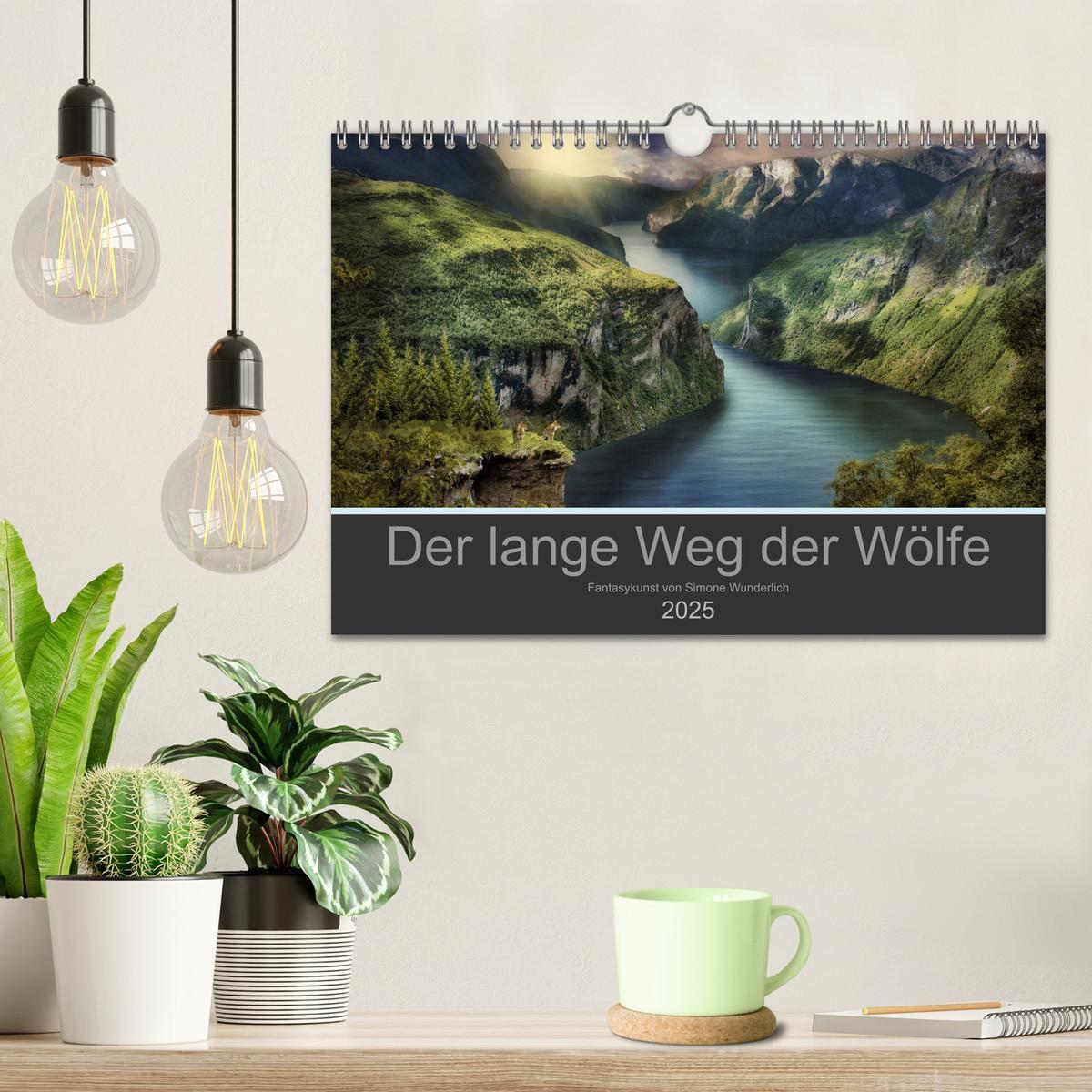 Bild: 9783435080076 | Der lange Weg der Wölfe (Wandkalender 2025 DIN A4 quer), CALVENDO...