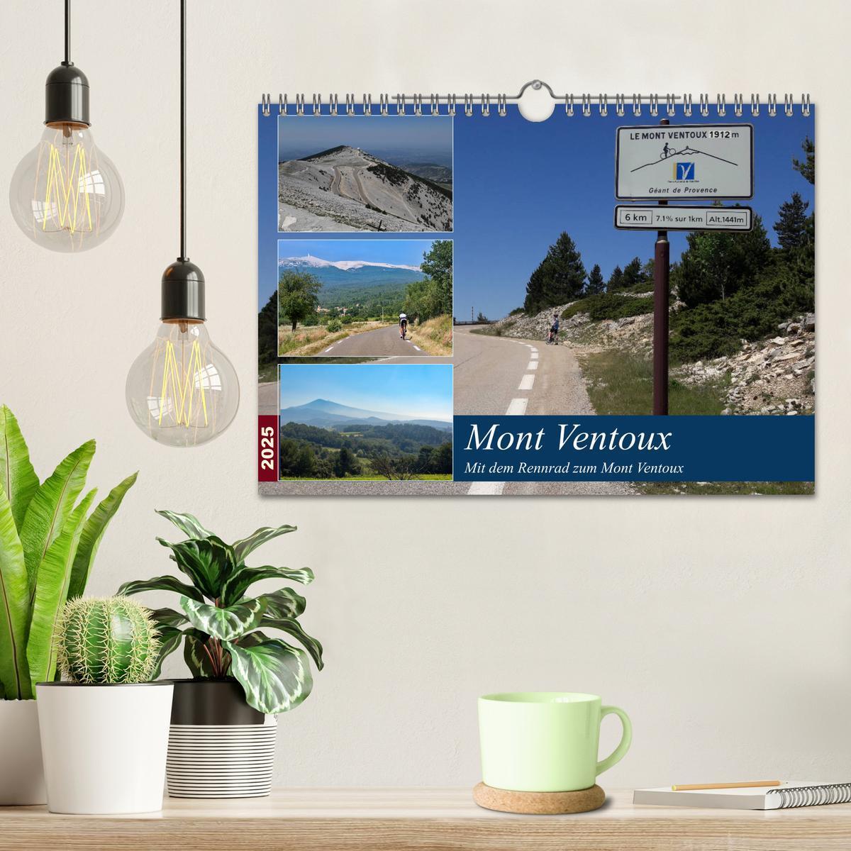 Bild: 9783435353736 | Mit dem Rennrad zum Mont Ventoux (Wandkalender 2025 DIN A4 quer),...