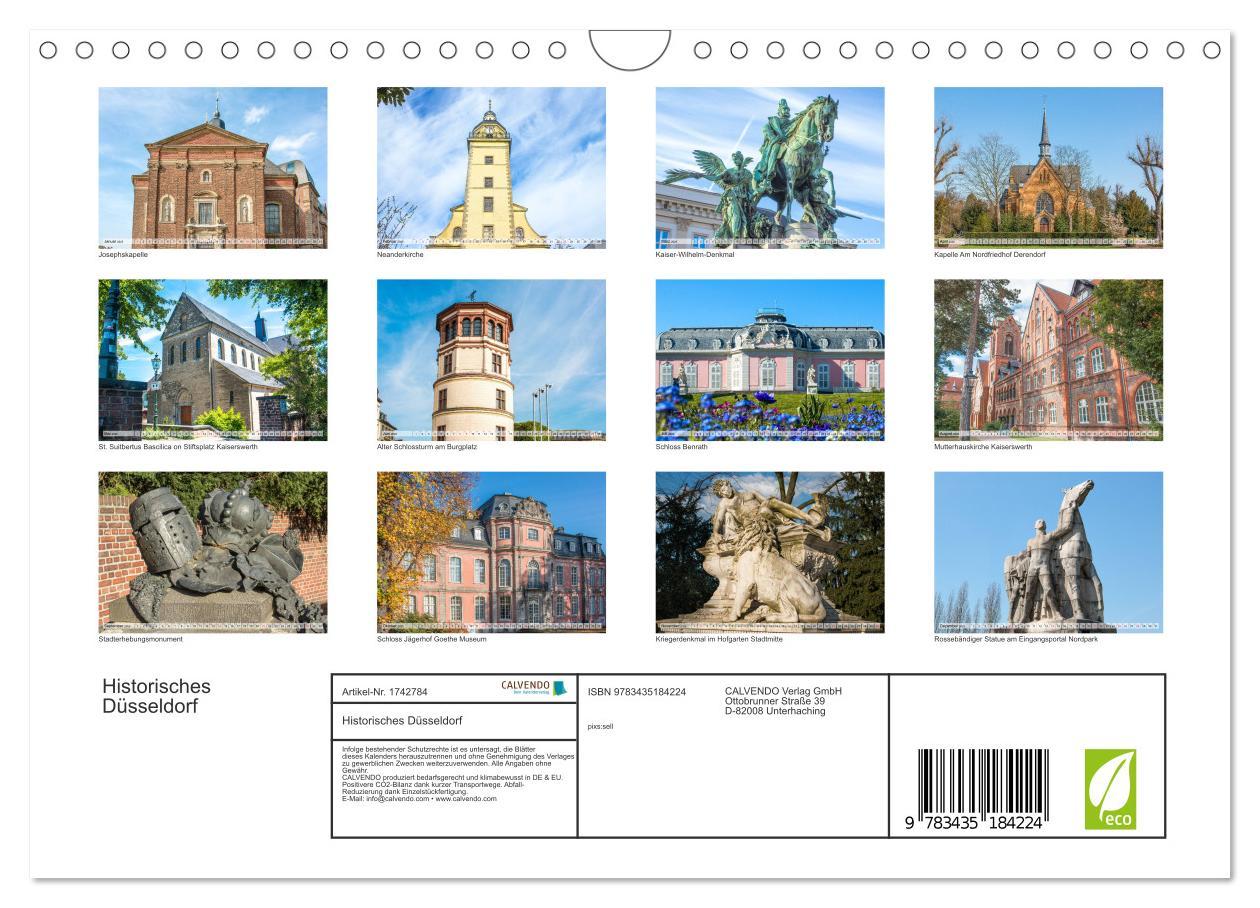 Bild: 9783435184224 | Historisches Düsseldorf (Wandkalender 2025 DIN A4 quer), CALVENDO...