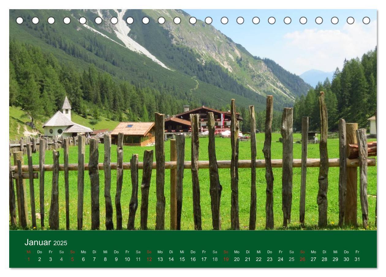 Bild: 9783435717484 | Stubaital (Tischkalender 2025 DIN A5 quer), CALVENDO Monatskalender