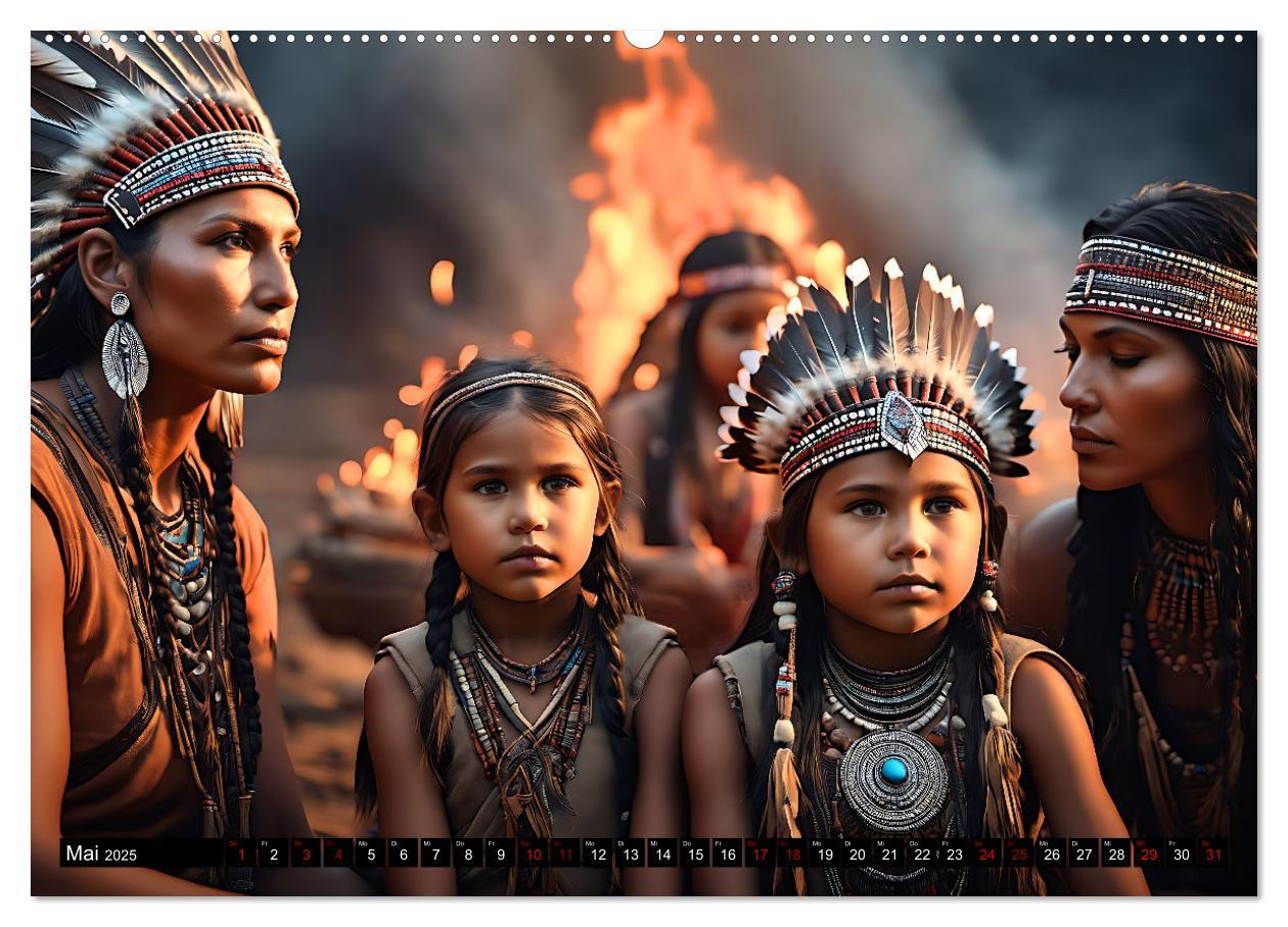 Bild: 9783457151150 | Im weiten Land der Indianer (hochwertiger Premium Wandkalender 2025...