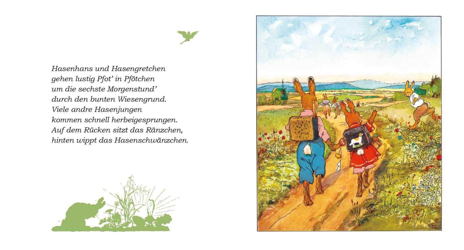 Bild: 9783480400096 | Die Häschenschule: Ein lustiges Bilderbuch - Mini | Albert Sixtus